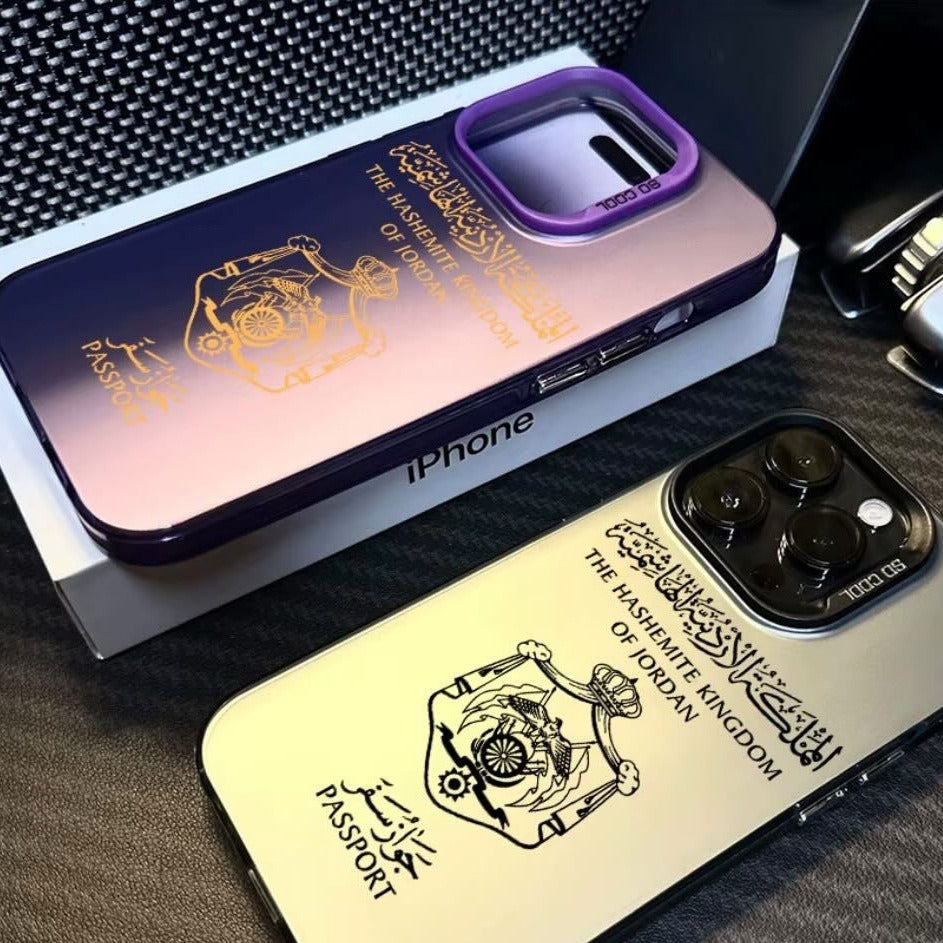 Jordanian Passport iPhone Case