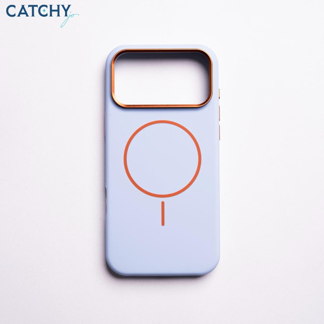 iPhone Silicone MagSafe Slim Case With Metal Camera Frame (2)