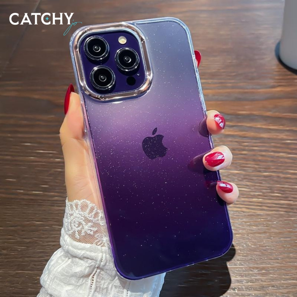 غطاء iPhone ببريق متدرج
