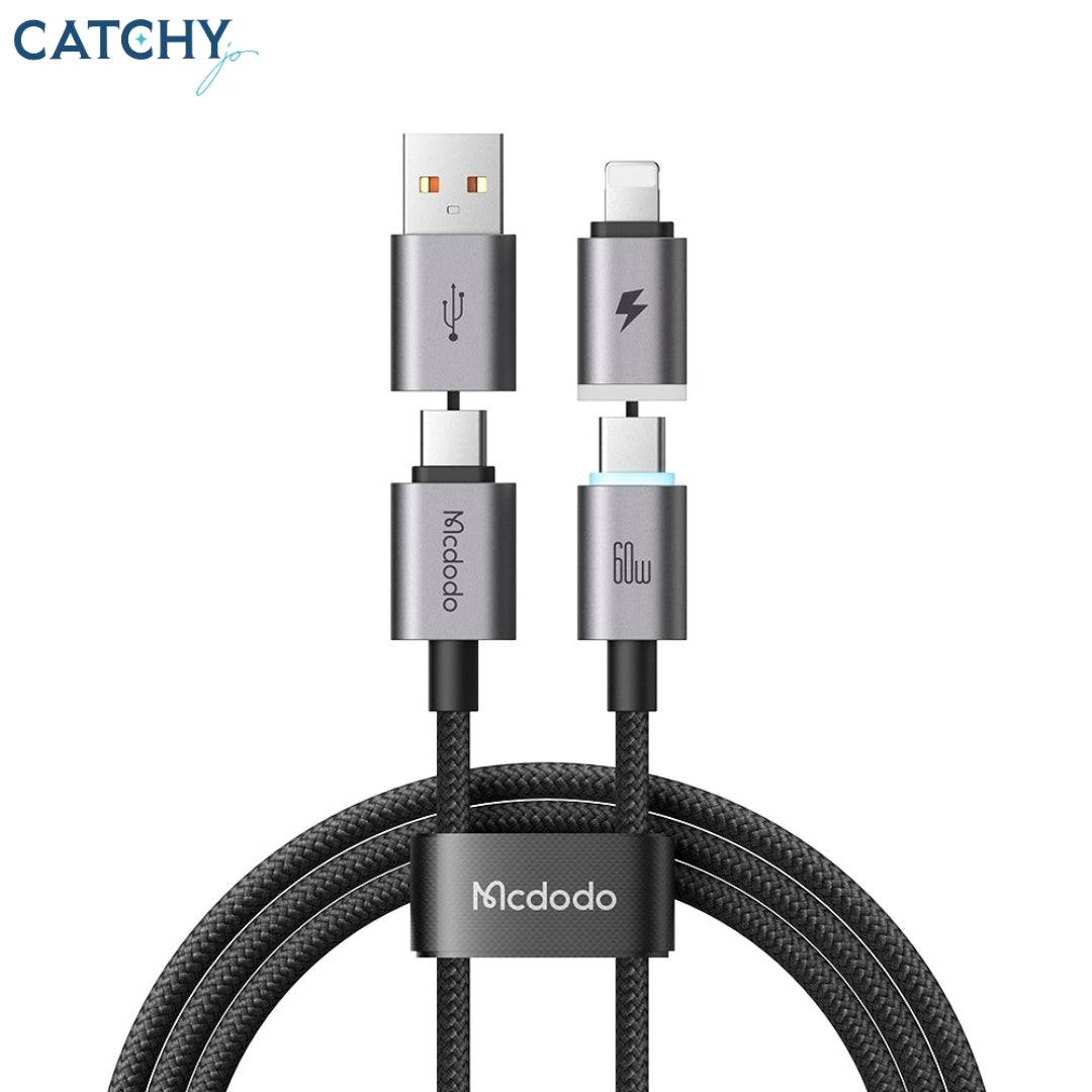 MCDODO كابل MagTidy Travle 4-in-1 (60W)