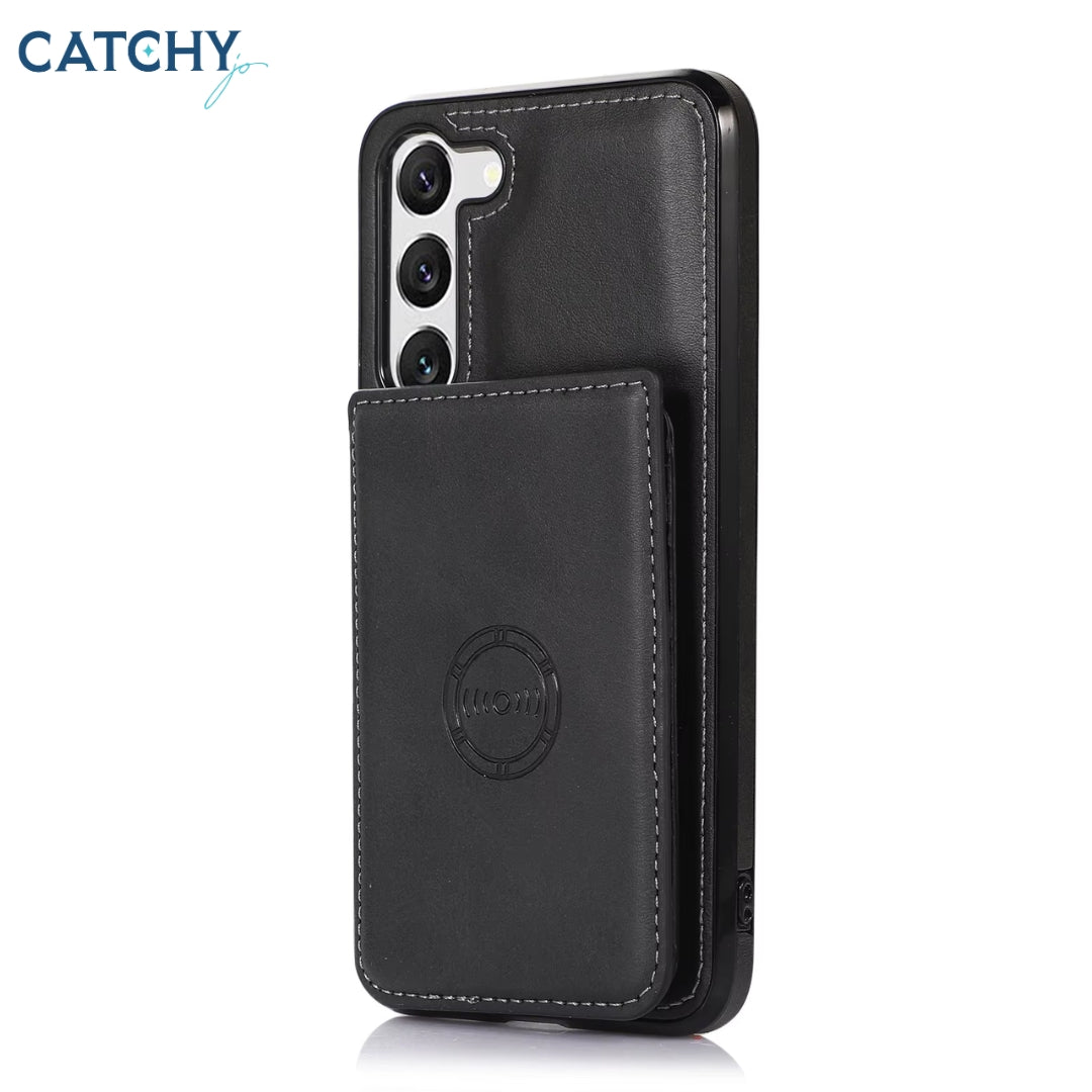 Samsung Luxury PU Leather Detachable Wallet With Card Bag Case