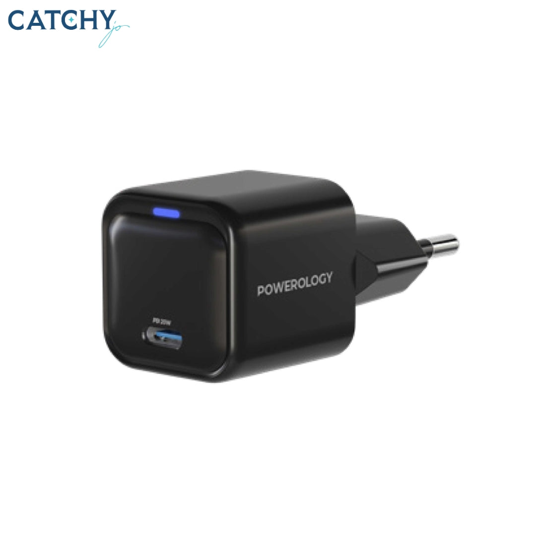 Powerology Ultra-Compact Gan PD Charger EU (20W)