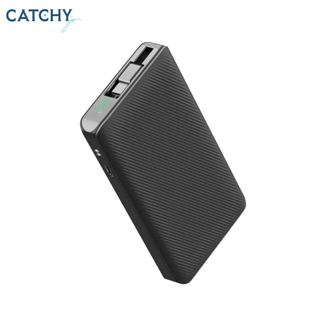 Powerology Retractable Cable Power Bank (10000mAh)