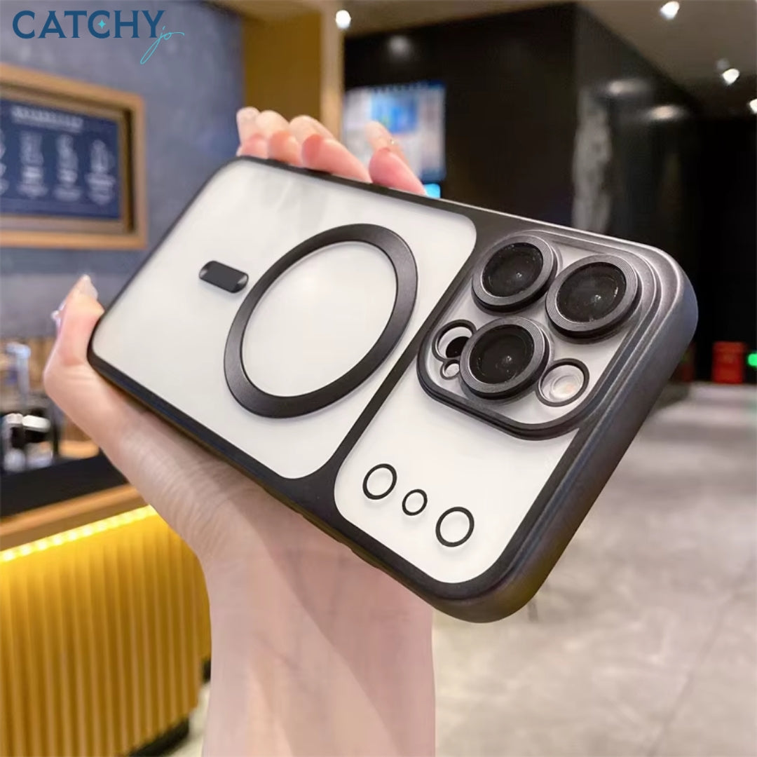 iPhone Camera Lens Electroplating Magnetic Case