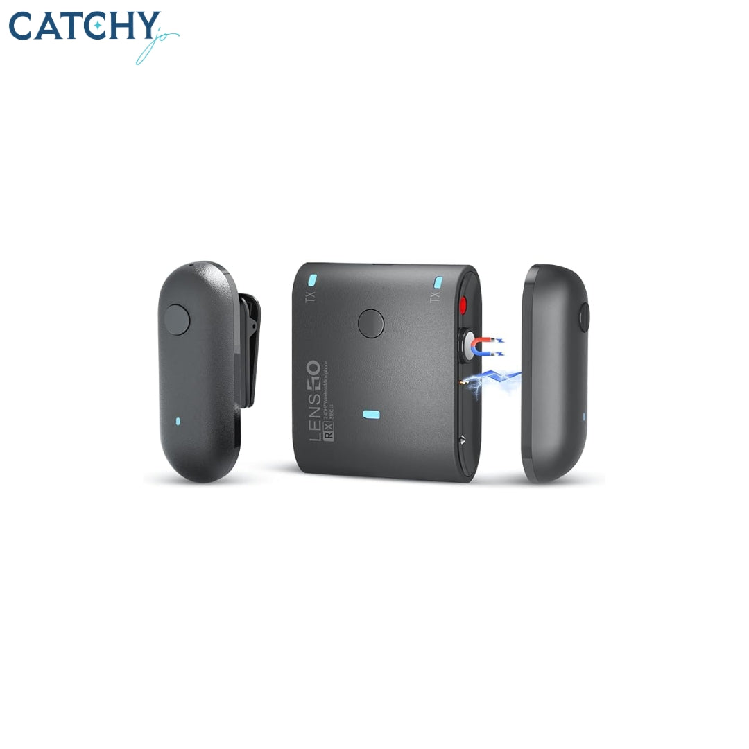 LENSGO Wireless Dual Clip Microphone