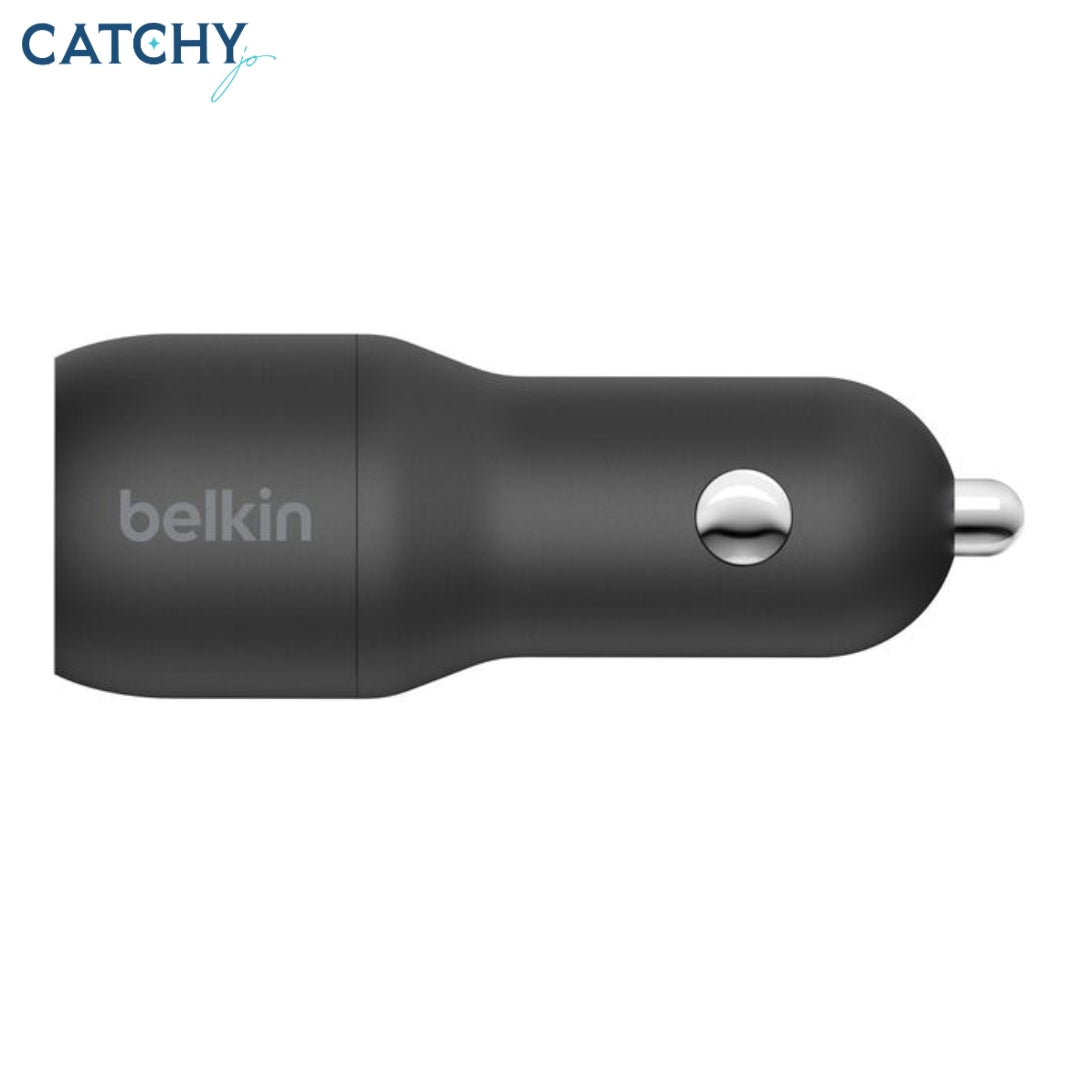 BELKIN BoostCharge Dual Car Charger USB-A Car Charger (24W)