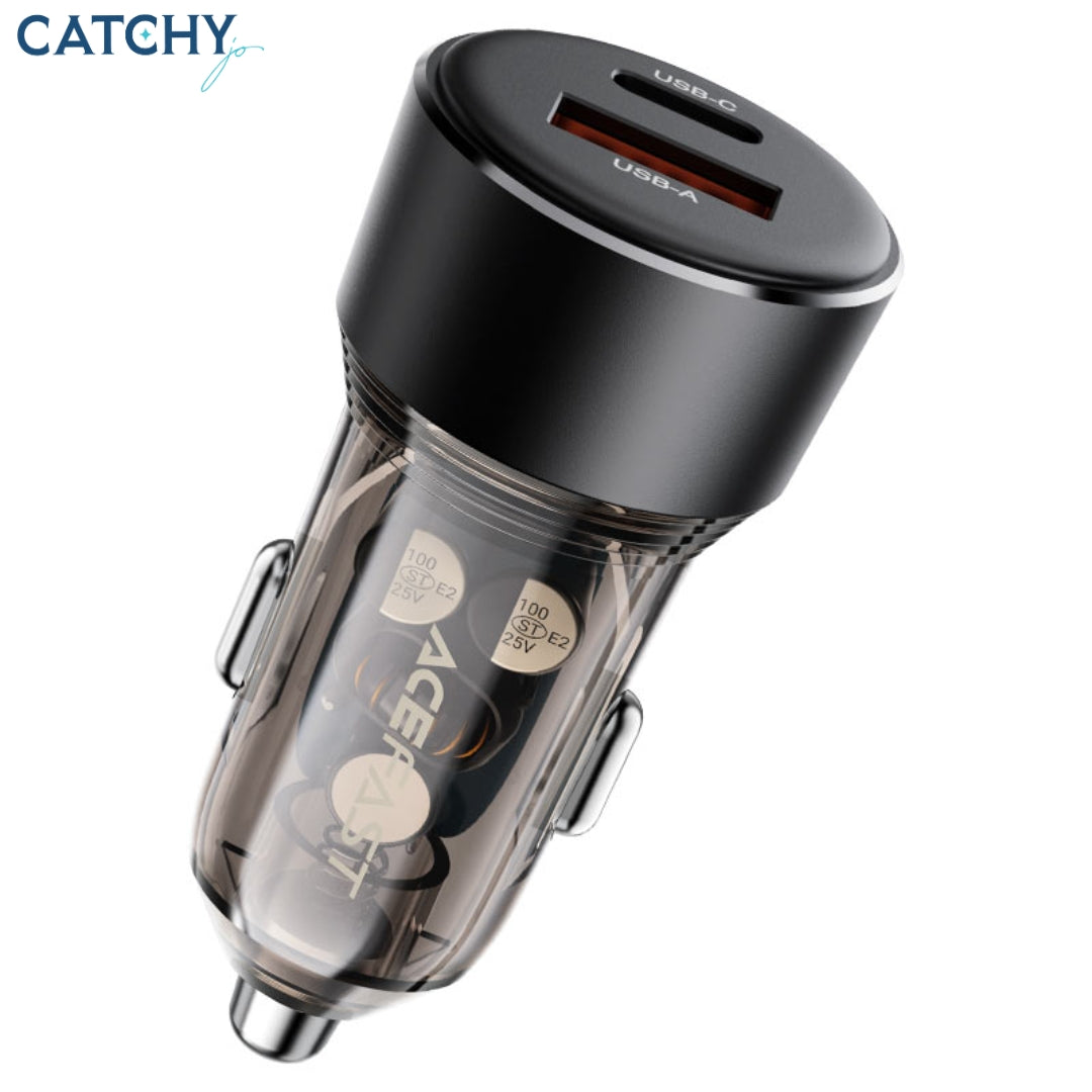 ACEFAST B12 Car Charger USB-C +USB-A (60W)