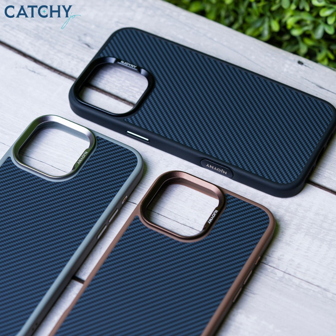 NJOYNY iPhone Carbon Fiber MagSafe Case