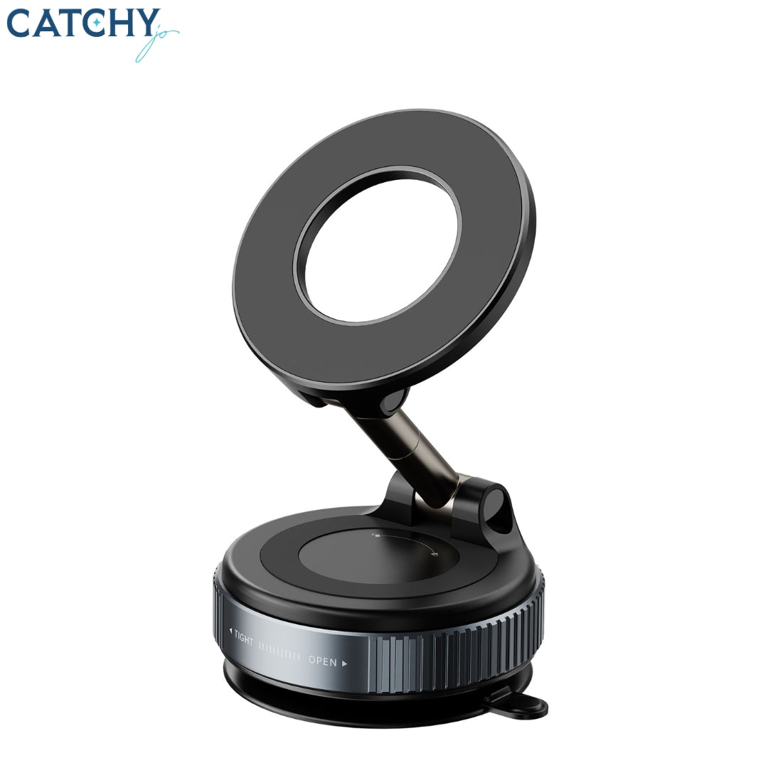 Silicone Suction Magnetic Cup Car Phone Holder Stand 360° Rotation