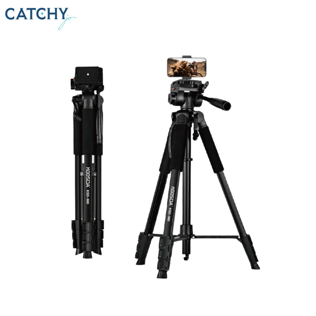 Koosda KSD-980 Professional Tripod For Cell Phone and Camera (2.1M)