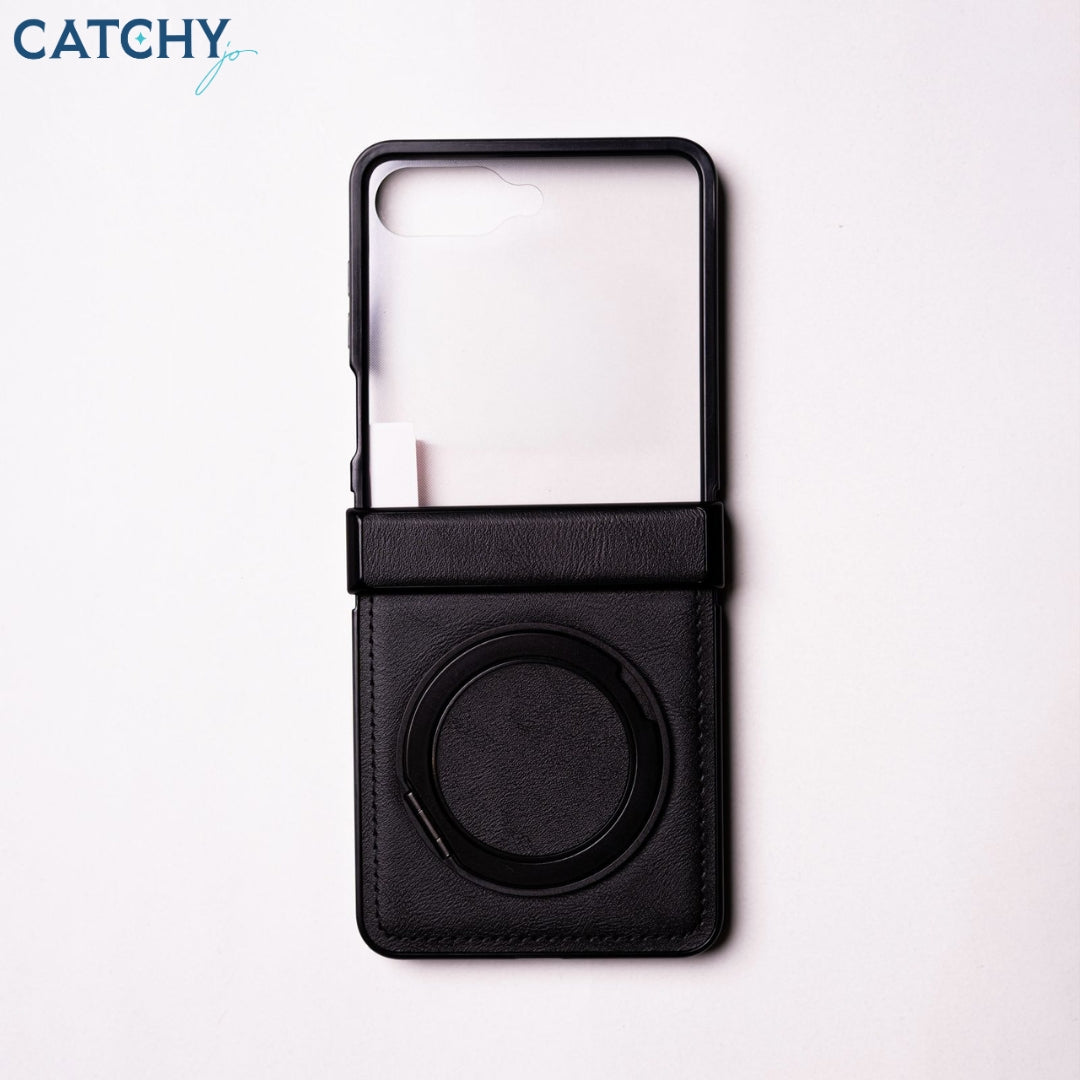 Beunos Samsung Flip Leather Case With 360 Stand