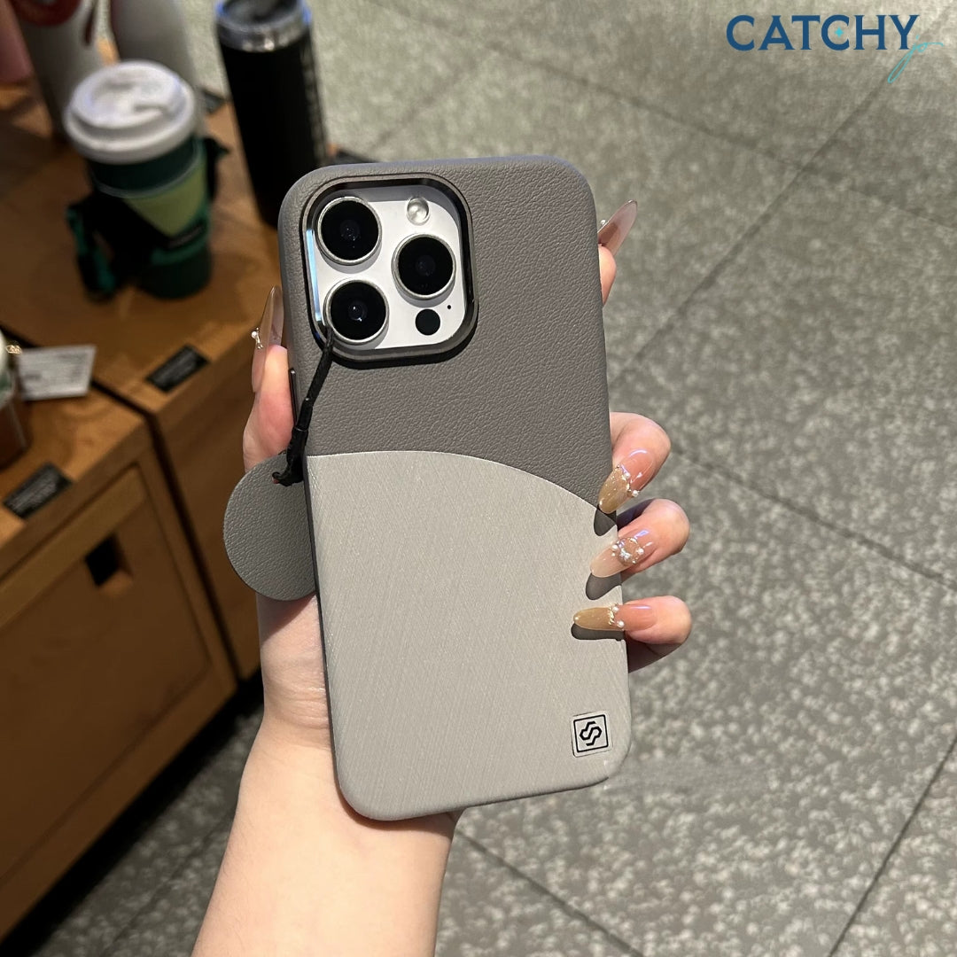 iPhone Genuine Magnetic Leather Case