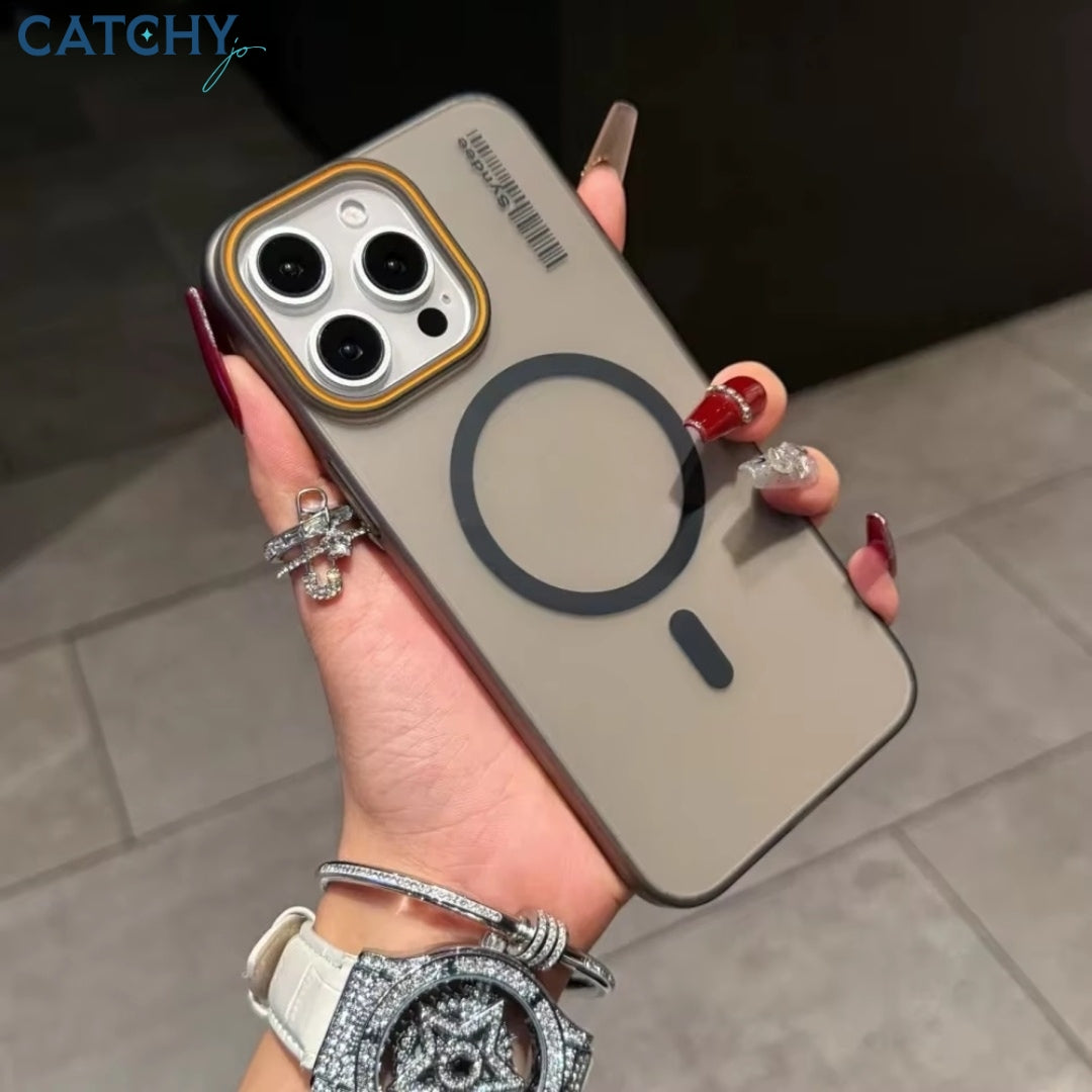 iPhone Sand Magnetic Transparent Case