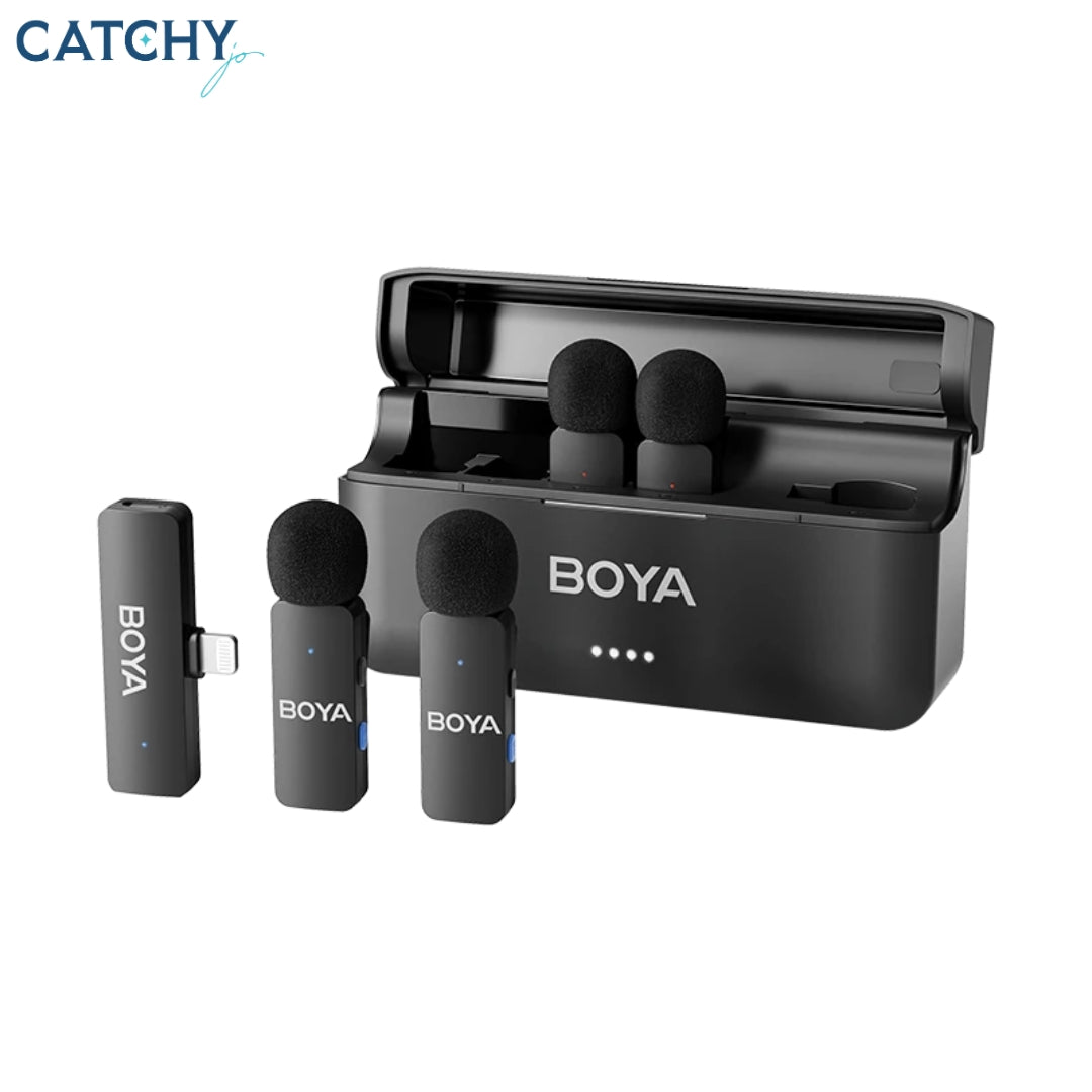 BOYA BY-V4 Lightning 4-Channel Mini Wireless Microphone