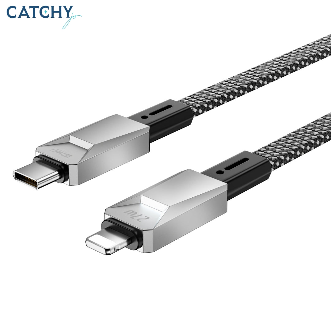 WiWU Wi-C077 Cyberlink USB-C To Lightning Cable 1M (27W)
