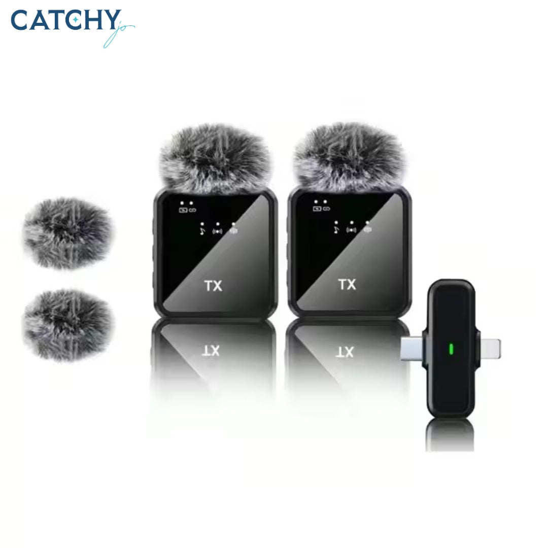 Mini Microphone Type-C F15 2 Mic Wireless Lavalier