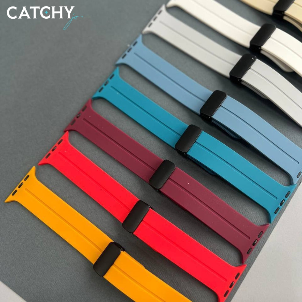 Apple Watch Magnetic Folding Buckle Silicone Bands