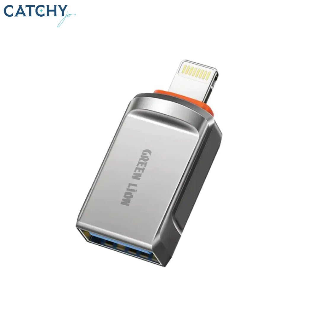 Green Lion USB 2.0 Adapter (Type-C or Lightning)