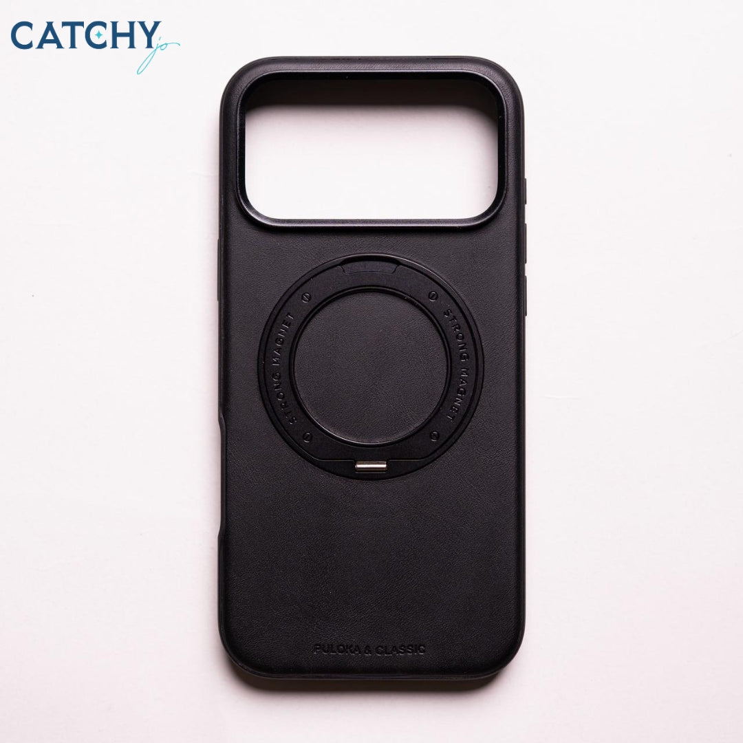 Puloka iPhone Leather Case With 360 Stand