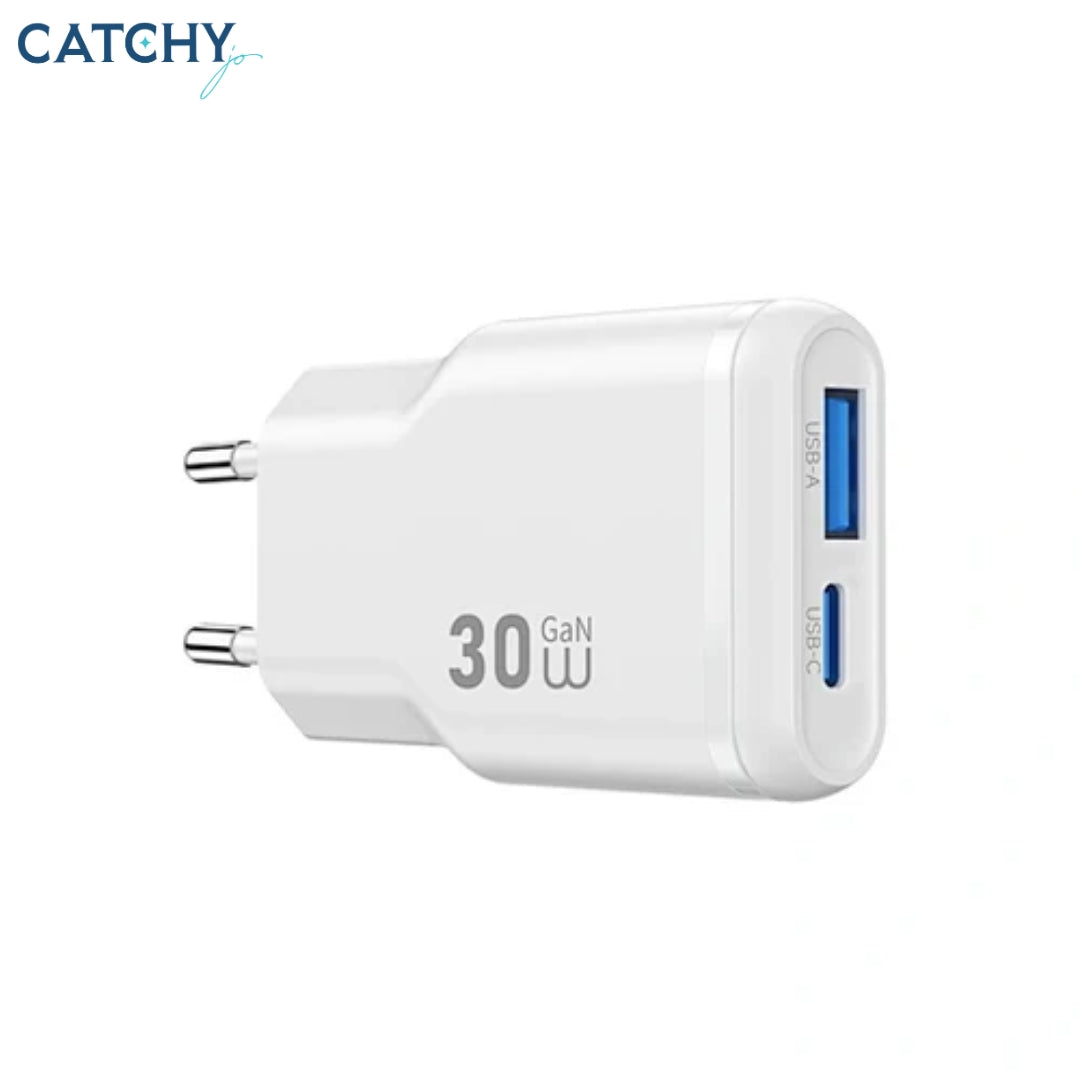 WiWU Wi-G033 Essen Slim Ultra-Compact GaN Charger (30W)