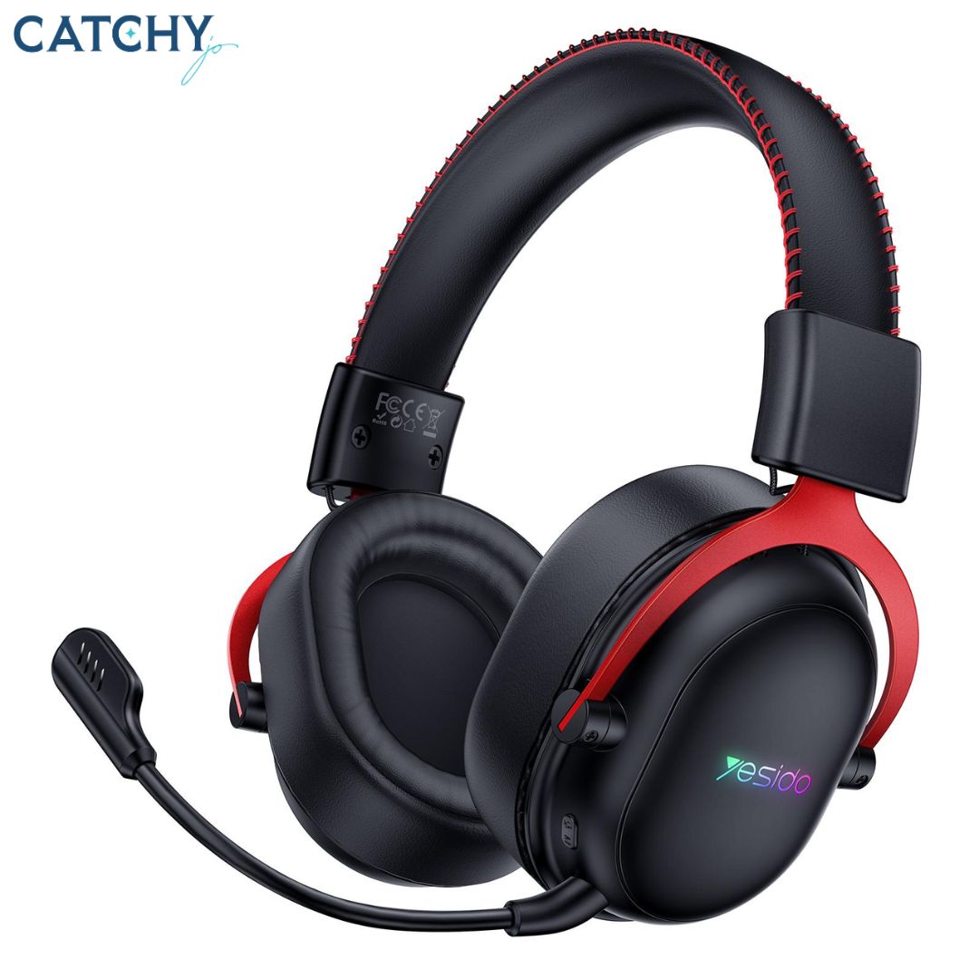 YESIDO EK07 Three Mode E-Sports Gaming RGB Headset