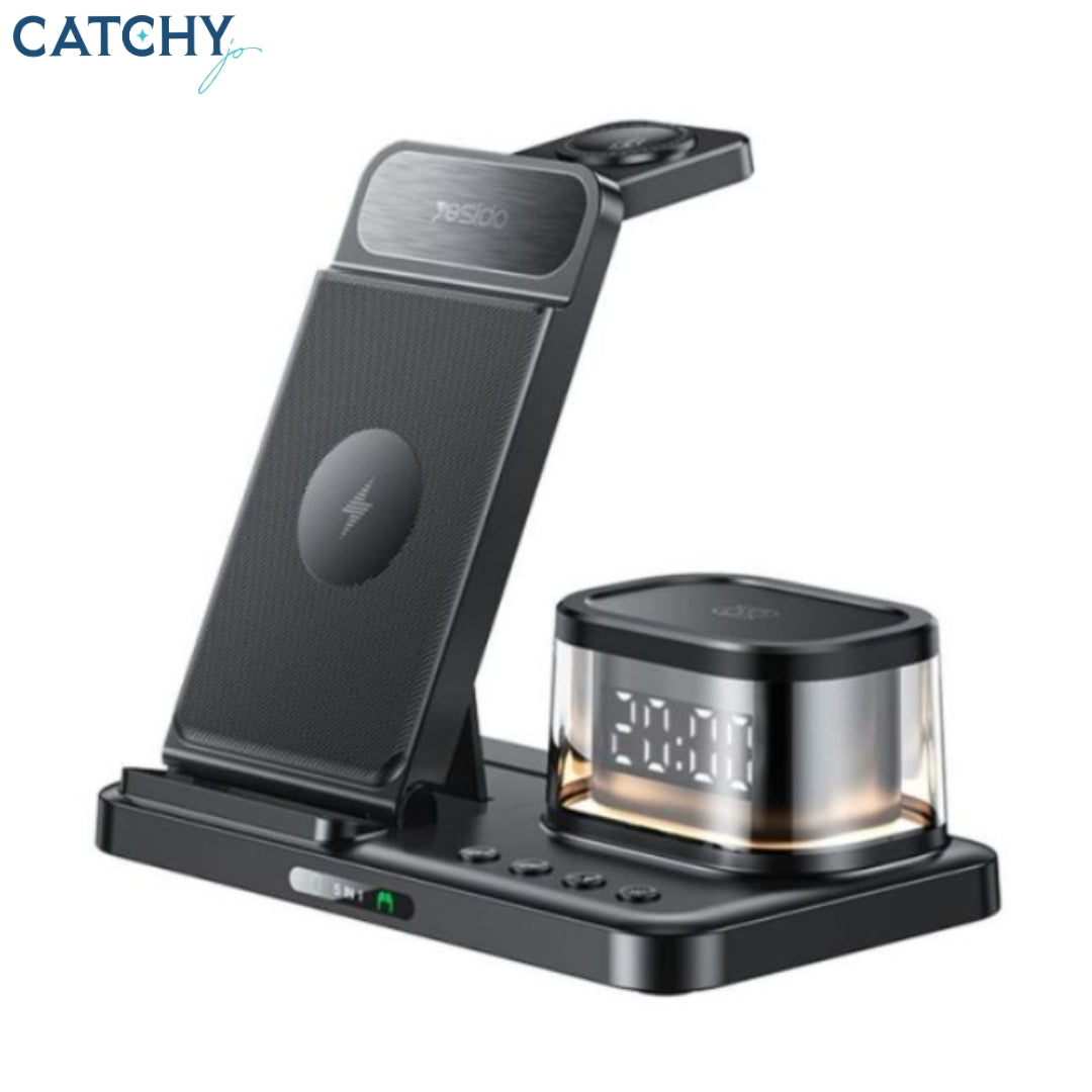 YESIDO DS23 5 in 1 Wireless Charging Stand (15W)