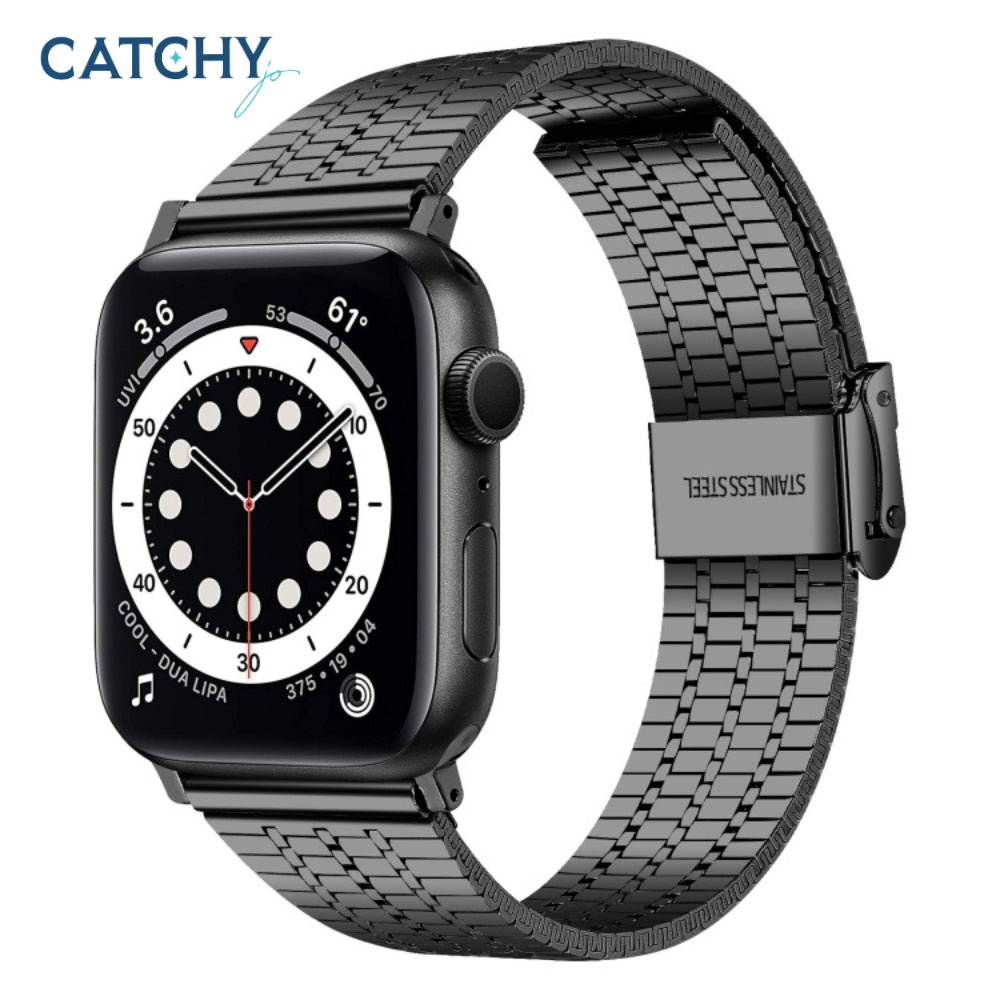 Apple Watch Seven Beads Stainless Steel Band