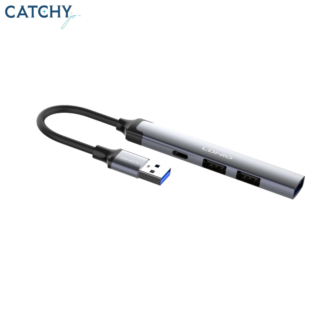 LDINO DS-44C محطة إرساء USB 4 في 1