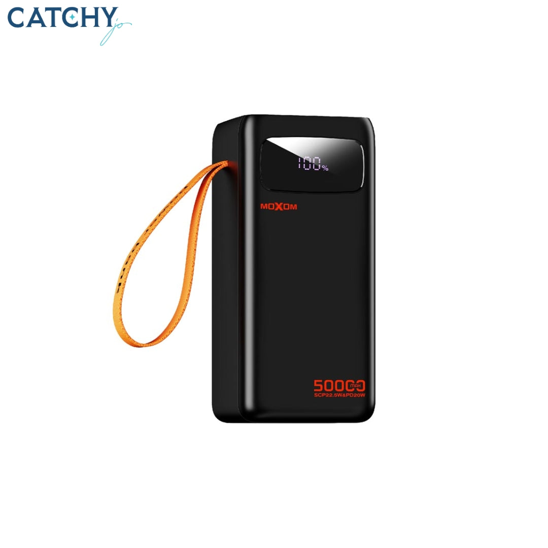 Moxom MX-PB171 2 Built-in Connectors With Flashlight Power Bank (50000mAh)