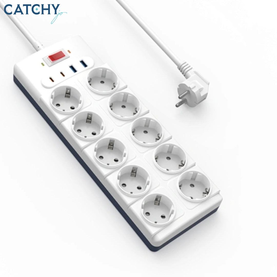 WiWU Wi-S008 14 in 1 Power Strip 2M (20W)