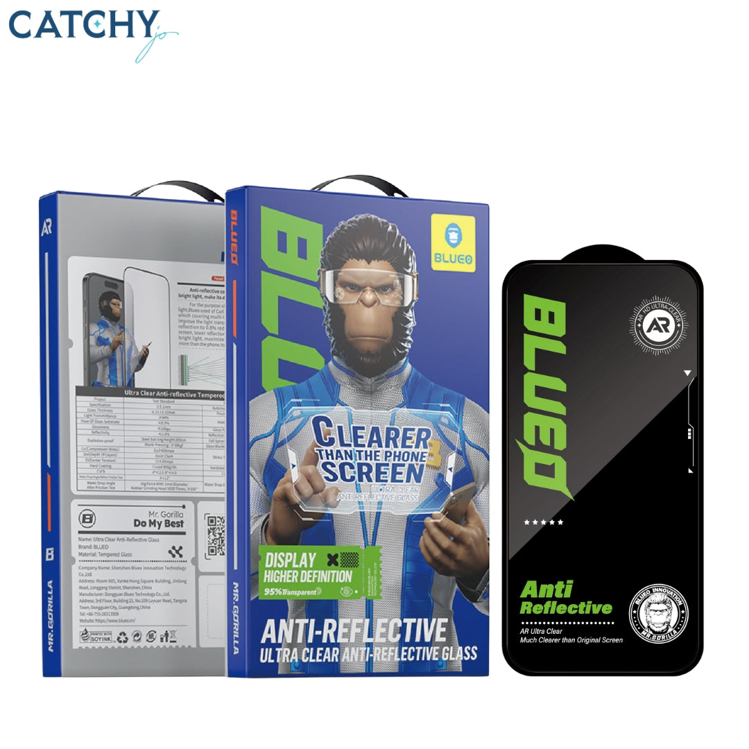 BLUEO iPhone 17 Series Anti-Reflective Tempered Glass Screen Protector