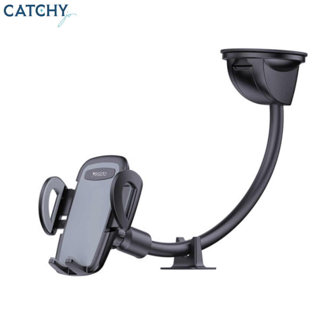 YESIDO C108 Auto Expanding Clamp Arm Car Phone Holder