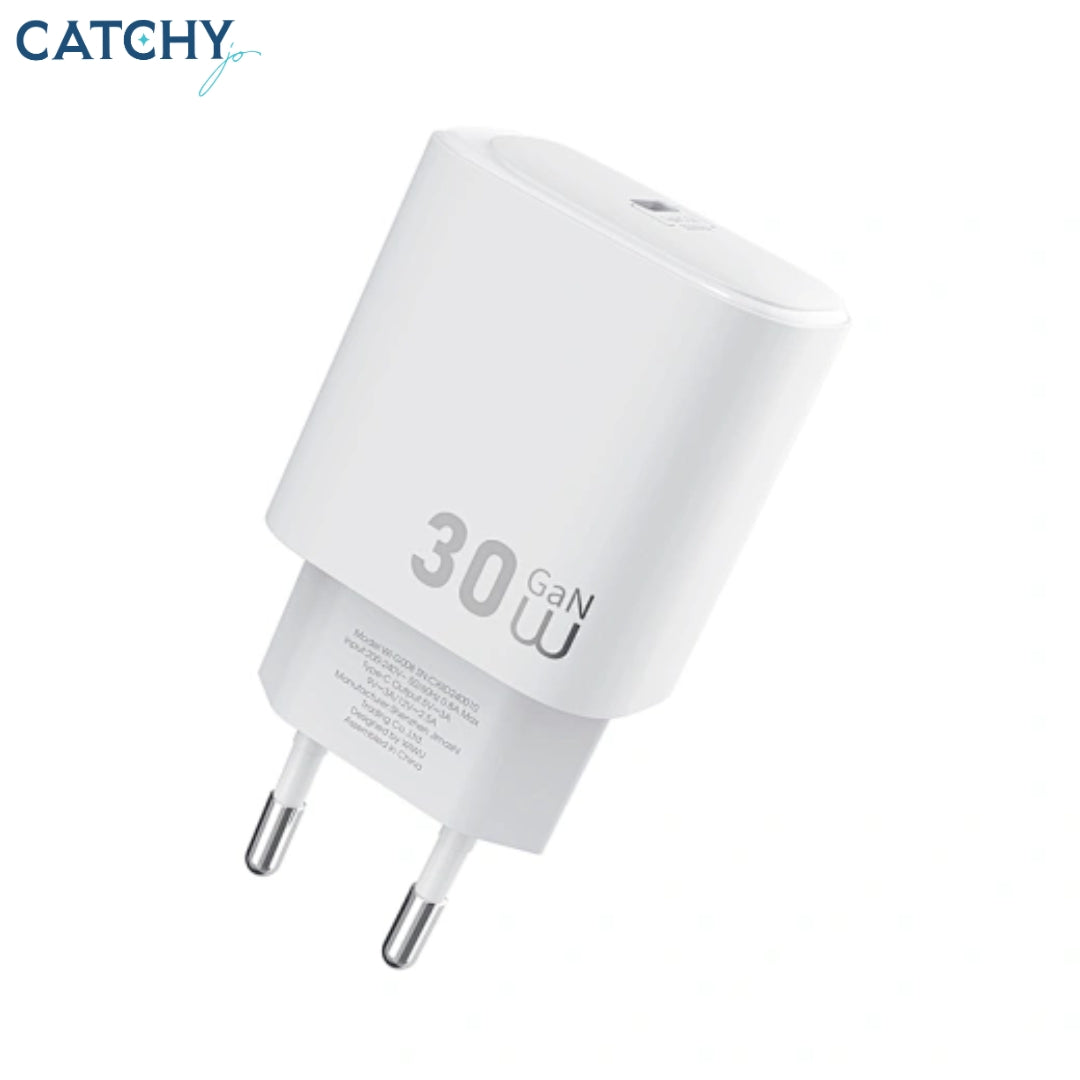 WiWU Wi-G008 Essen GaN Fast Charger Adapter (30W)