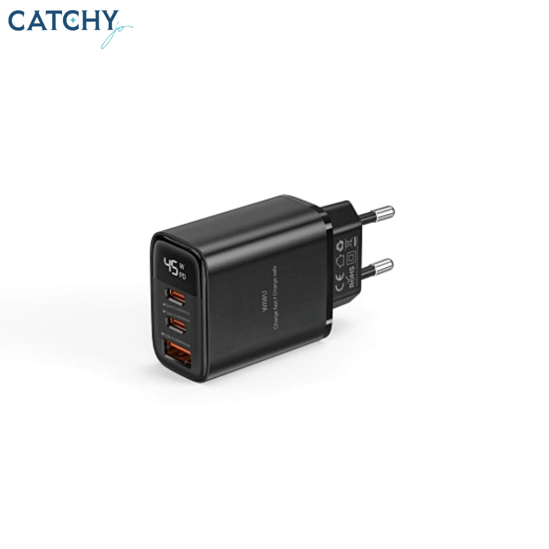 WiWU Wi-G011 Firefly PD GaN Fast Charger Adapter (45W)