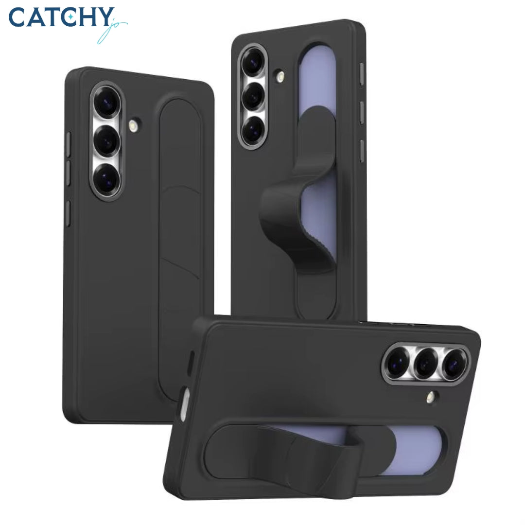 Samsung Leather Phone Case With Clever Wristband