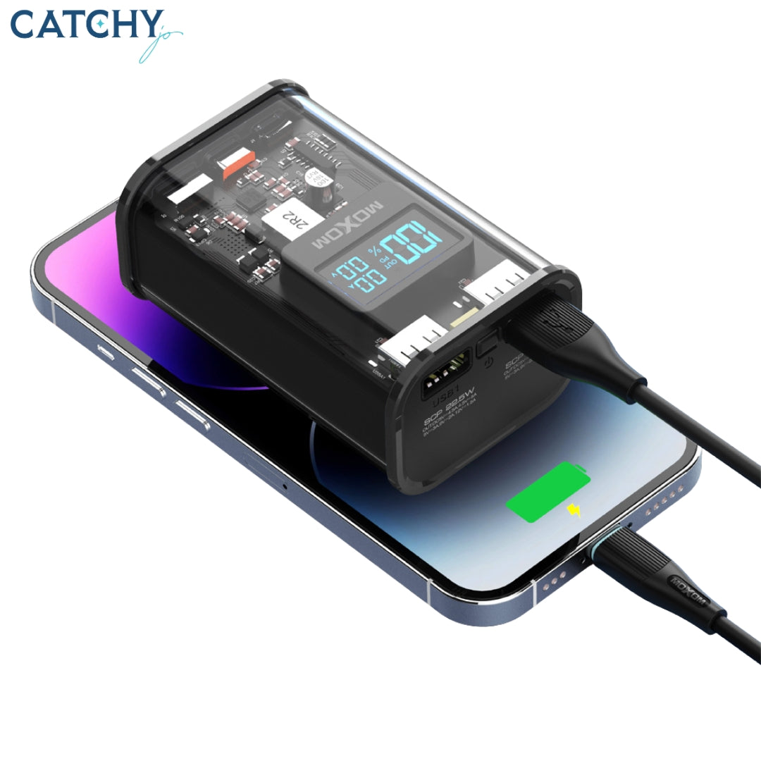 Moxom MX-PB80 Transparent LCD Powerbank (10000mAh)