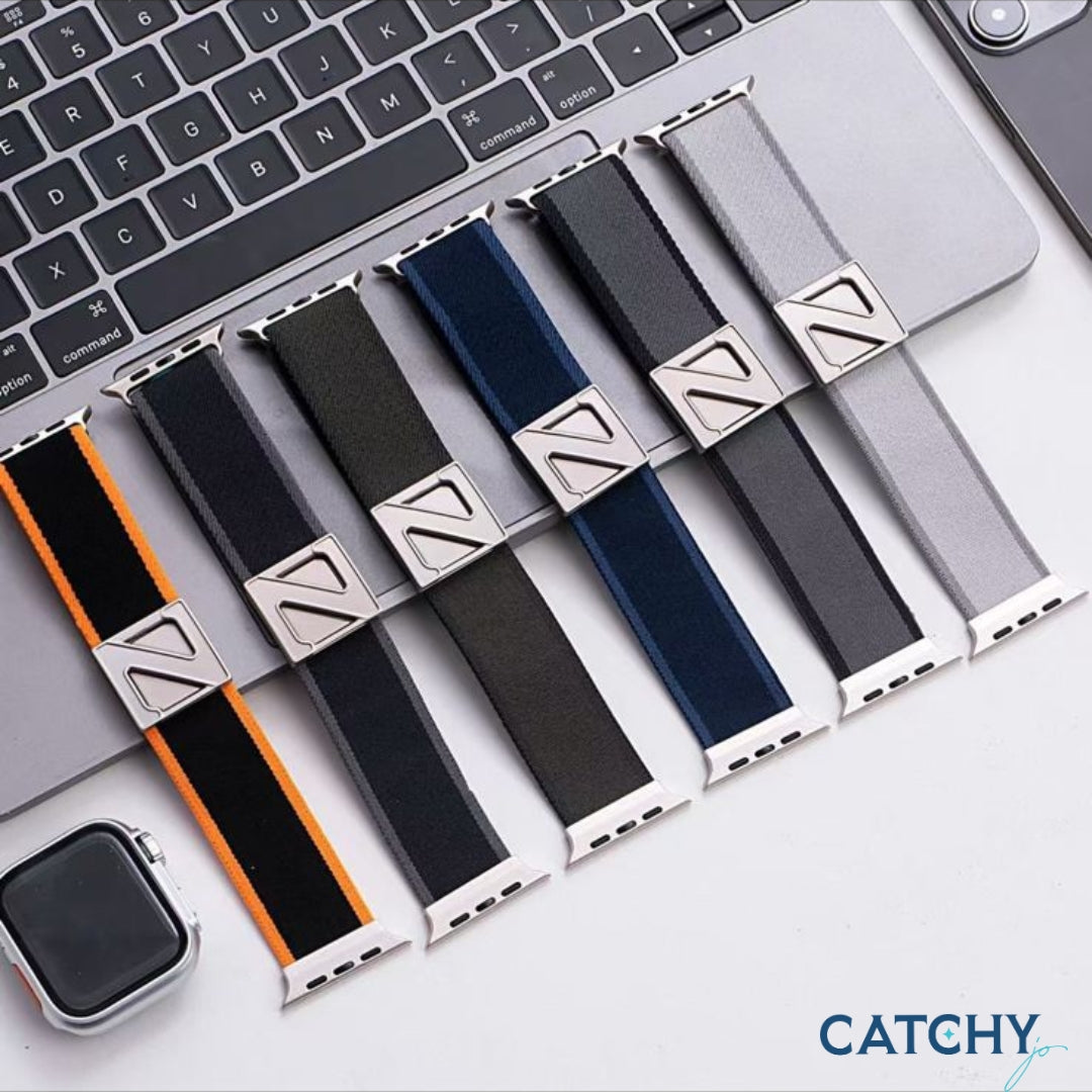Sport Adjustable Elastic Nylon Apple Watch Band
