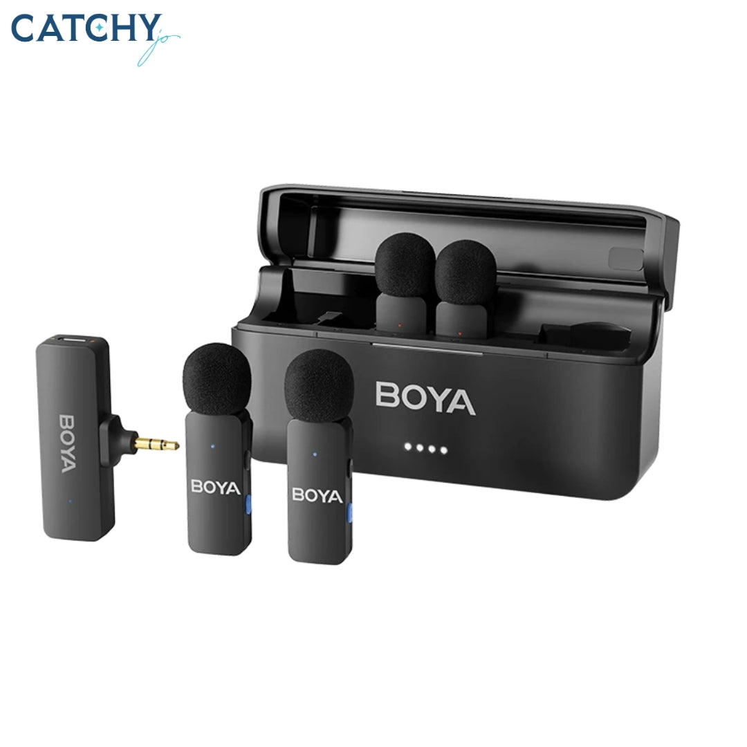 BOYA BY-V4 4-Channel Mini Wireless Microphone (3.5mm)