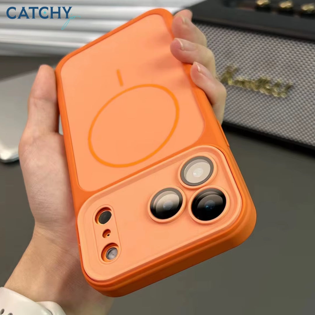 Plain Skin Feek Matte Magnetic Charging iPhone Case