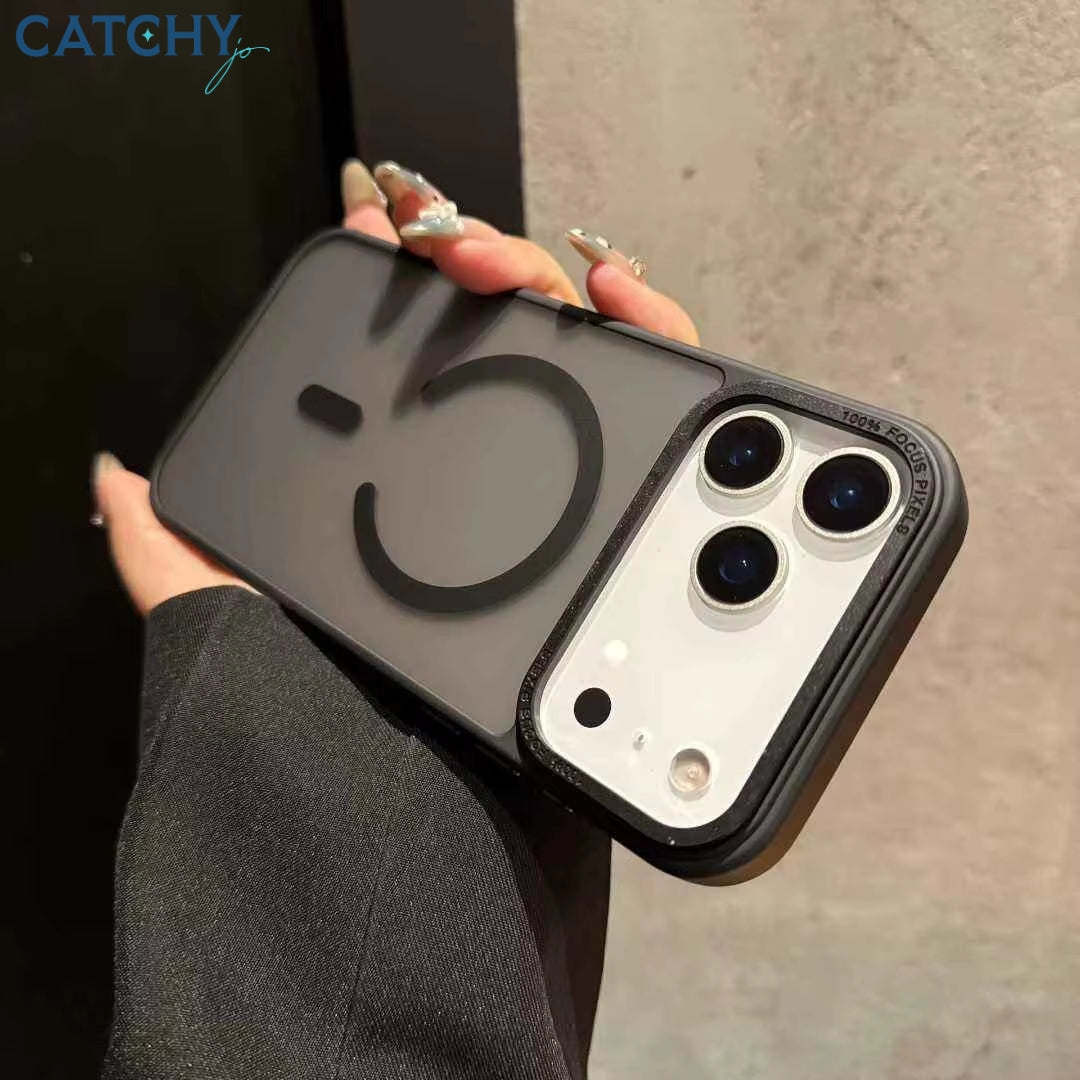 Acrylic Matte Magnetic Wireless Charge iPhone Case