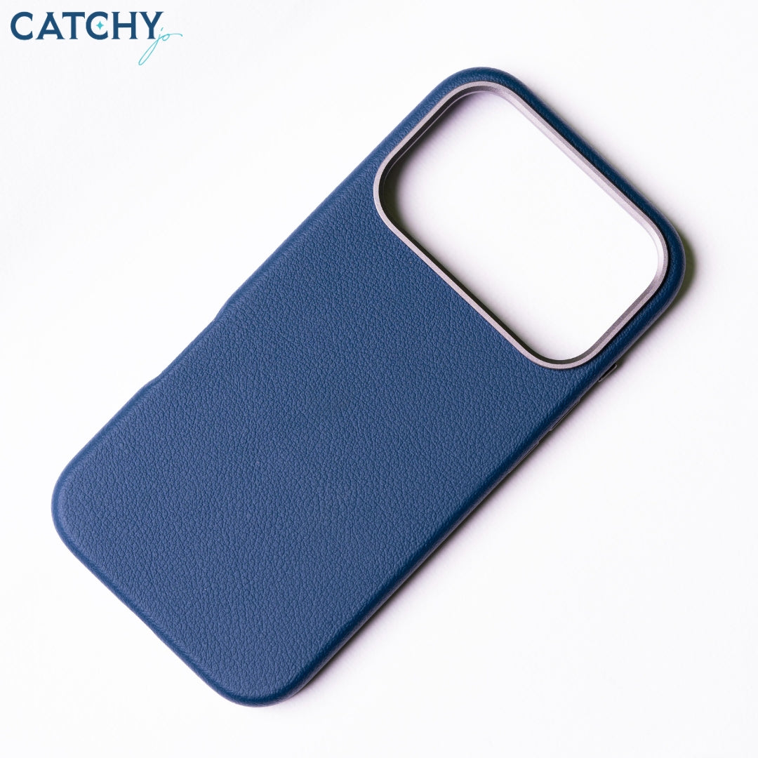 iPhone Plain Luxury Leather Case