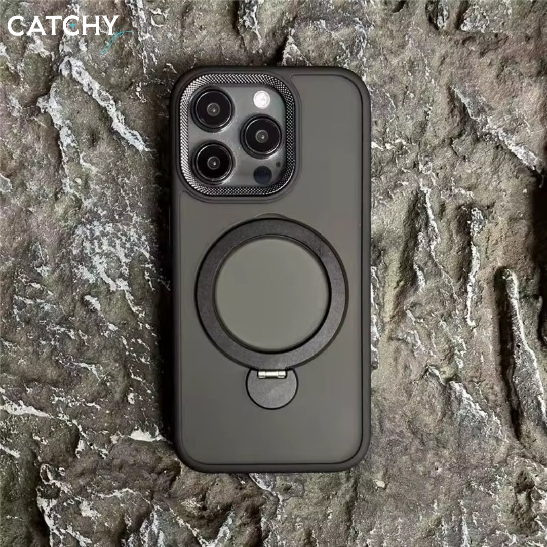 Rotating Holder Magnetic Charging iPhone Case