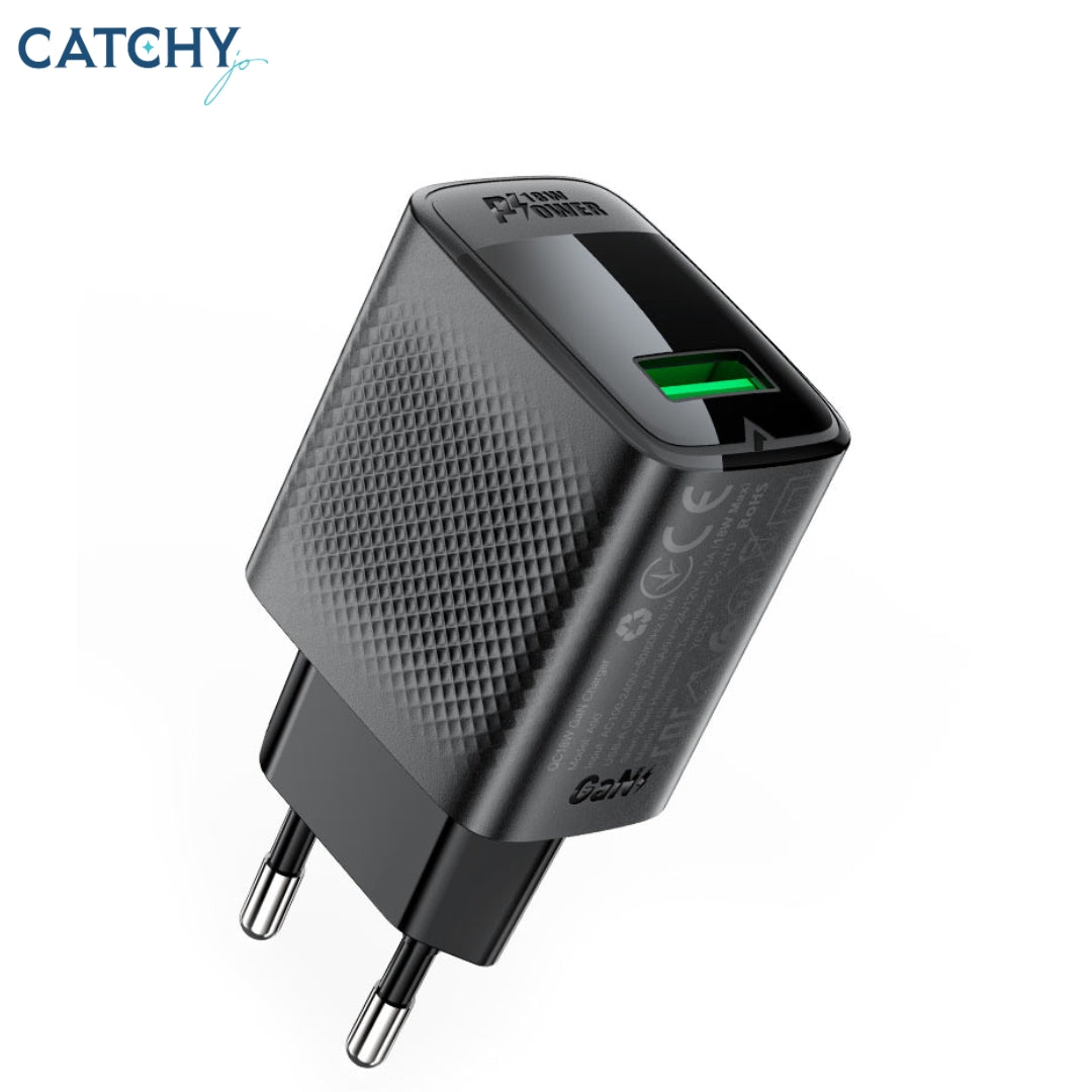 ACEFAST A90 Fast Charge USB-A EU Wall Charger (18W)