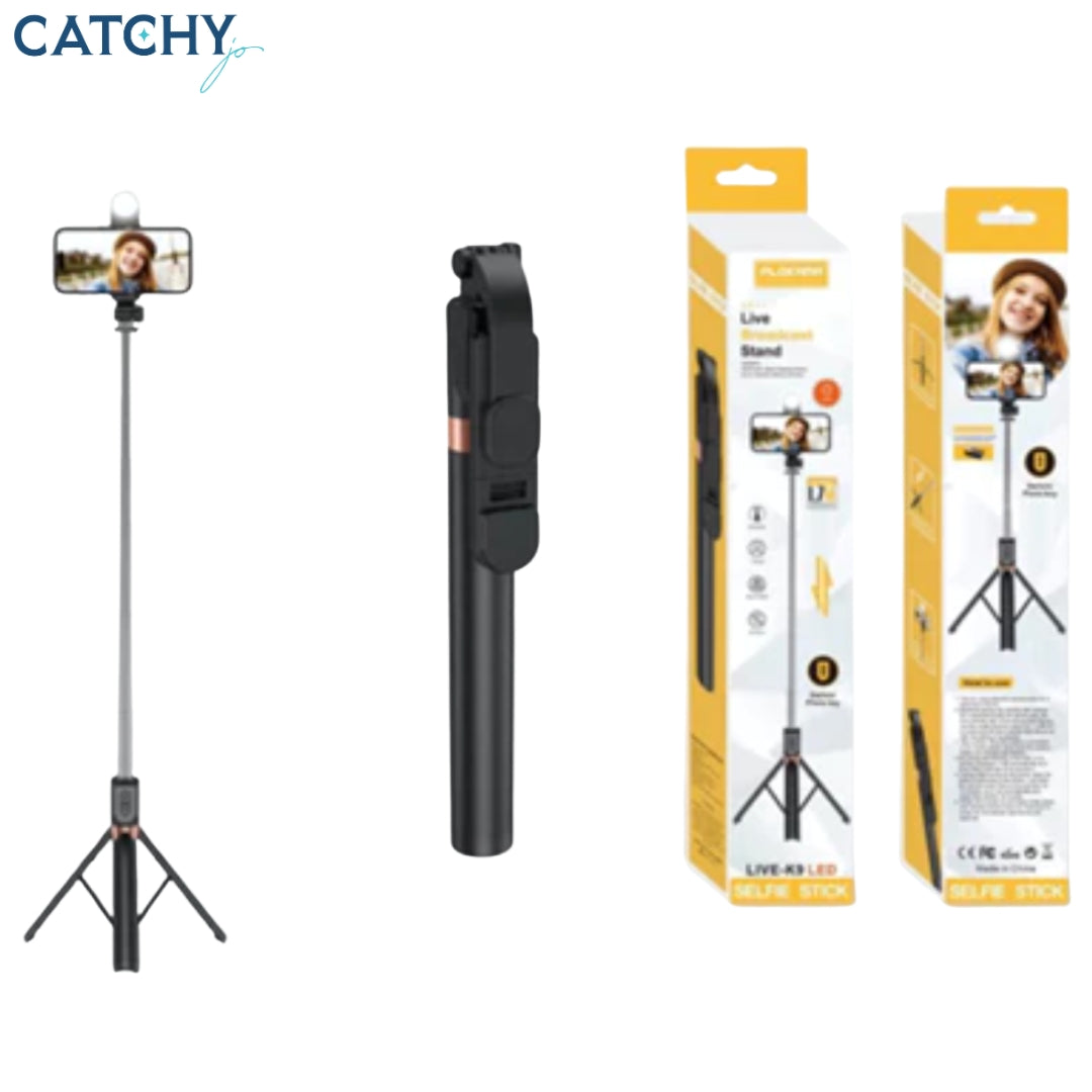 Tongsis 4 in 1 Tripod Bluetooth Selfie Stick