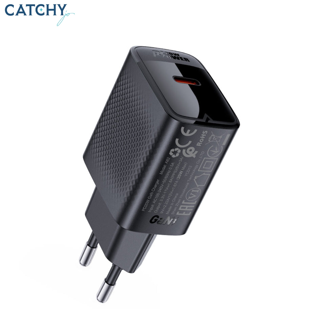 ACEFAST A82 USB-C EU Wall Charger (20W)