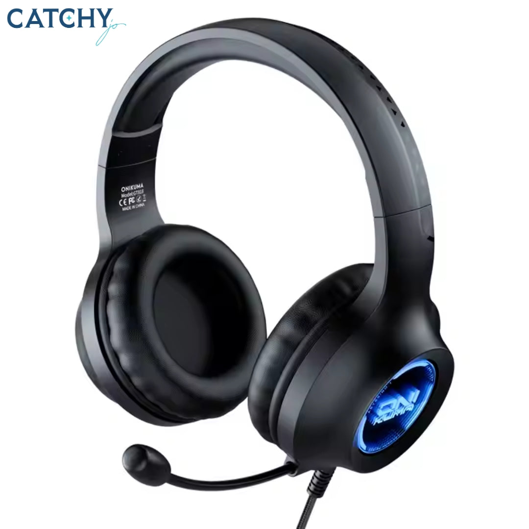 Wired Gaming Headphones With LED With Microphone