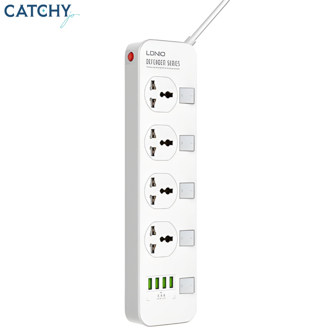 LDNIO SC4408 4 AC Outlets Universal Power Strip