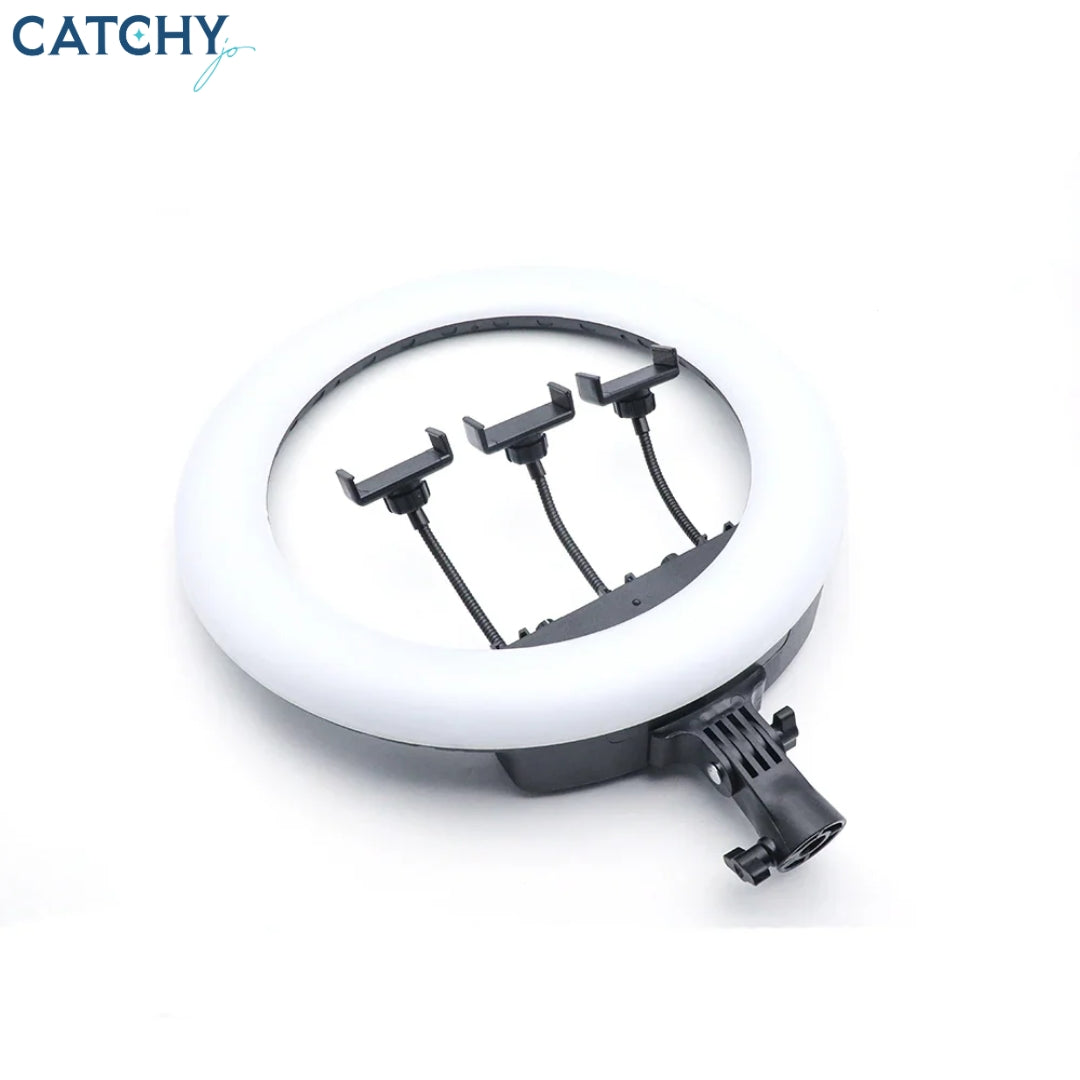 RTAKO Ring Light With 3 Phone Holders