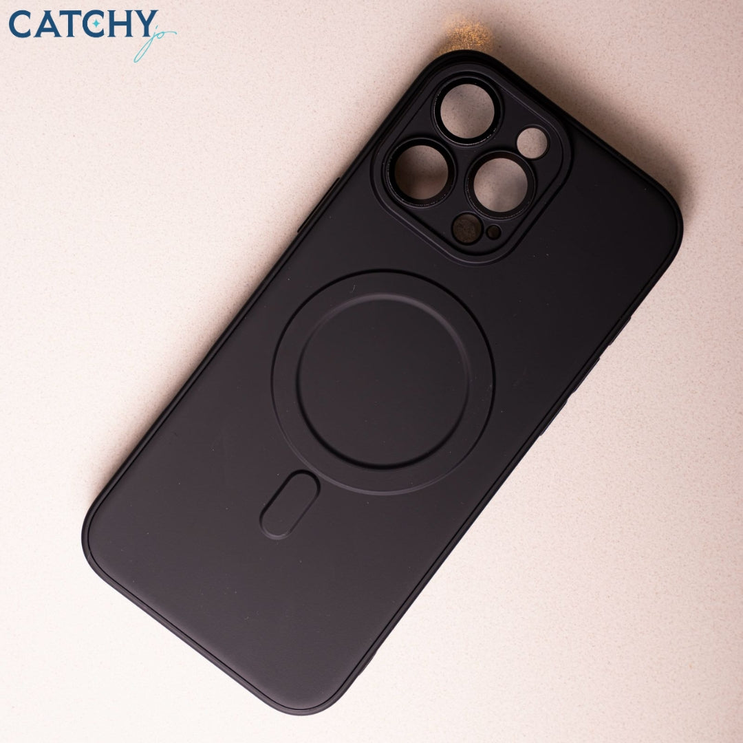 iPhone Silicone MagSafe Slim Case With Camera Protector