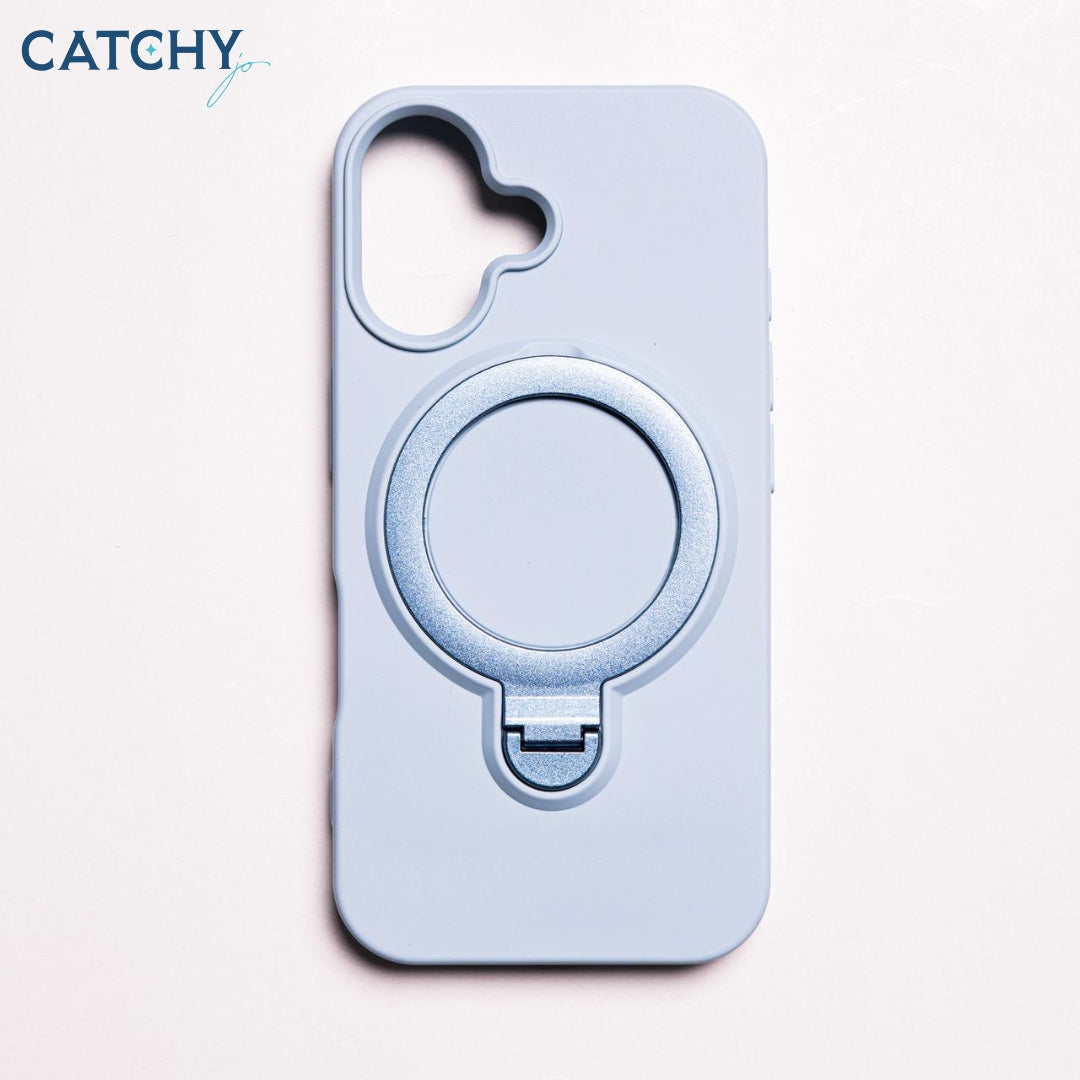 iPhone Silicone Hard Case With Stand
